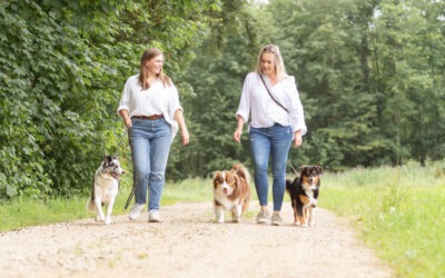 Hunderunde mit der besten Freundin