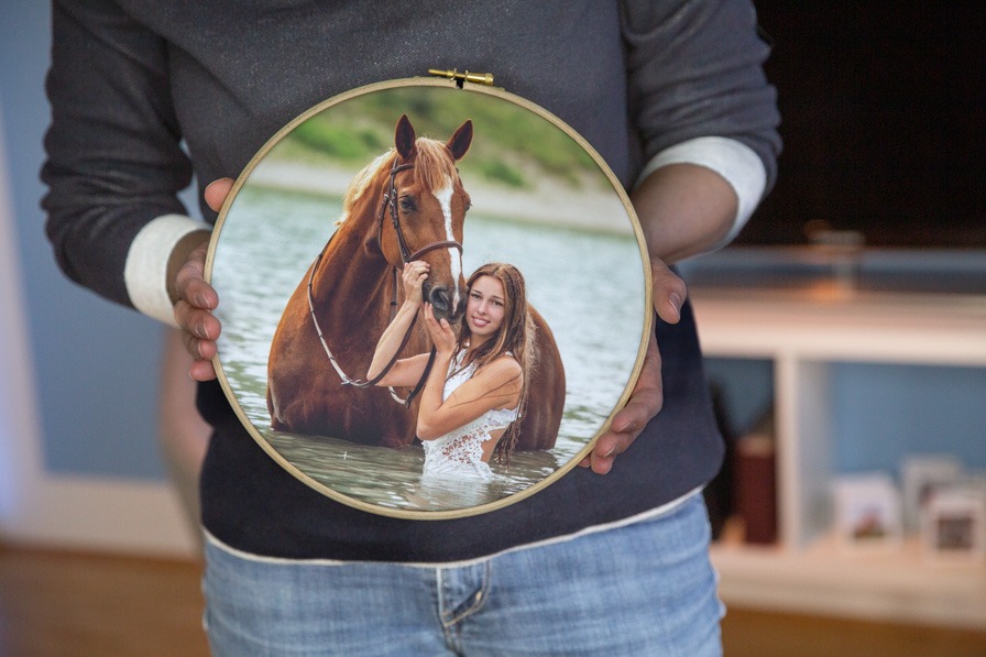 runde Leinwand Janina Eberle Tierfotografie